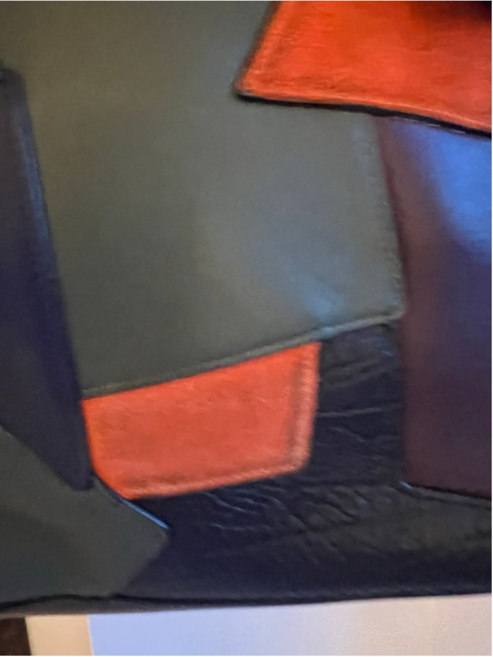 Coach 1941 Patchwork Rogue 30 Bag 20315 Multi Orange Olive Leather Suede Satchel - Picture 7 of 16